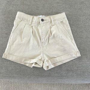 jean shorts RSQ size 25 cream colored